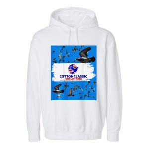 Cotton Classic Racing Pigeons One Loft Race Garment-Dyed Fleece Hoodie