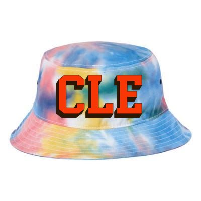 Cle Cleveland Retro Vintage Classic Ohio Gift Tie Dye Newport Bucket Hat