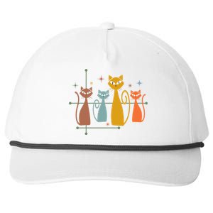 Century Cat Retro Cool Snapback Five-Panel Rope Hat