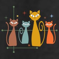 Century Cat Retro Cool 25L Jumbo Tote