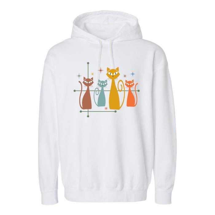 Century Cat Retro Cool Garment-Dyed Fleece Hoodie