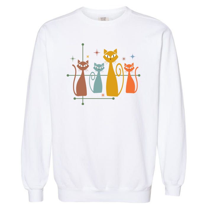 Century Cat Retro Cool Garment-Dyed Sweatshirt