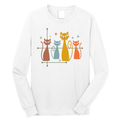 Century Cat Retro Cool Long Sleeve Shirt