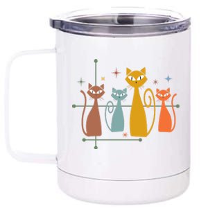 Century Cat Retro Cool 12 oz Stainless Steel Tumbler Cup