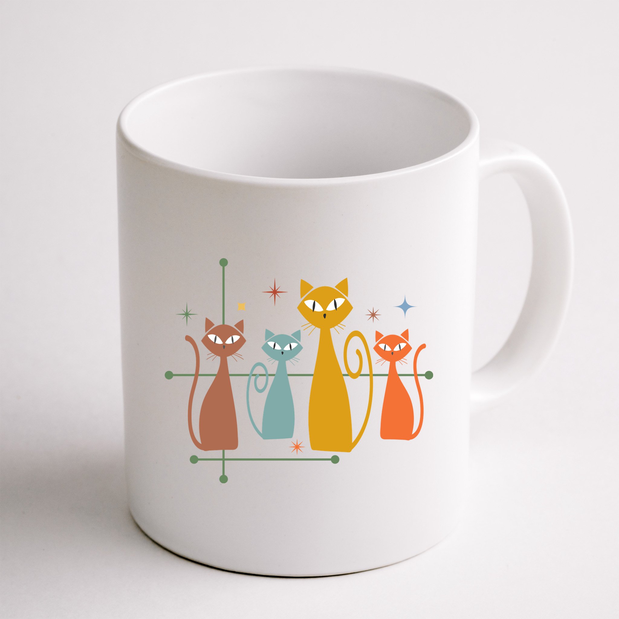 Century Cat Retro Cool Mug