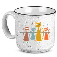 Century Cat Retro Cool 15oz Campfire Ceramic Mug