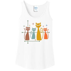 Century Cat Retro Cool Ladies Essential Tank