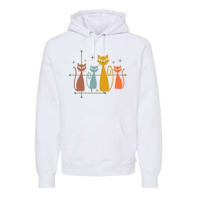 Century Cat Retro Cool Premium Hoodie