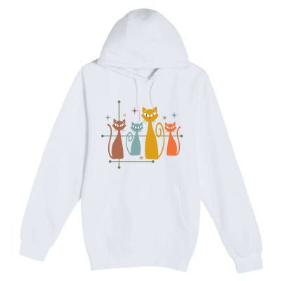 Century Cat Retro Cool Premium Pullover Hoodie