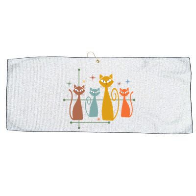 Century Cat Retro Cool Large Microfiber Waffle Golf Towel