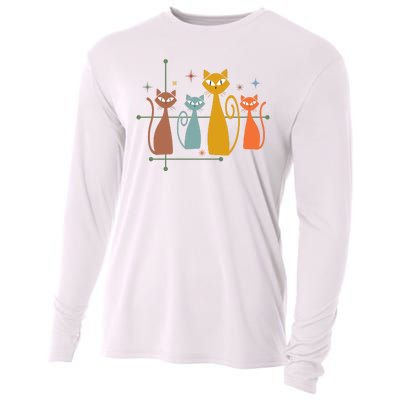 Century Cat Retro Cool Cooling Performance Long Sleeve Crew