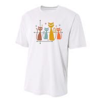 Century Cat Retro Cool Youth Performance Sprint T-Shirt