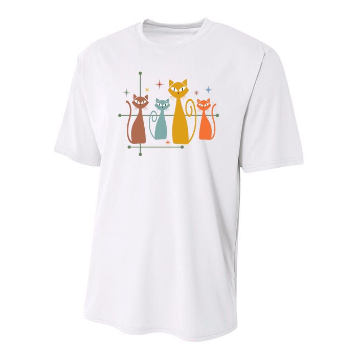 Century Cat Retro Cool Youth Performance Sprint T-Shirt