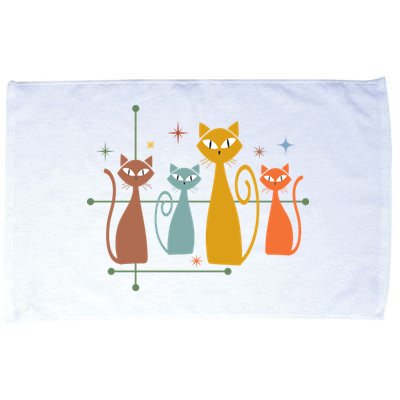 Century Cat Retro Cool Microfiber Hand Towel
