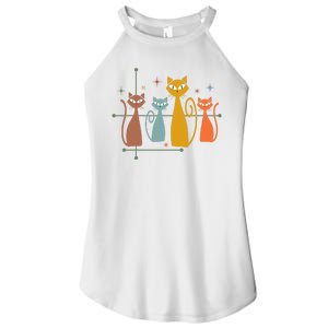 Century Cat Retro Cool Women's Perfect Tri Rocker Tank