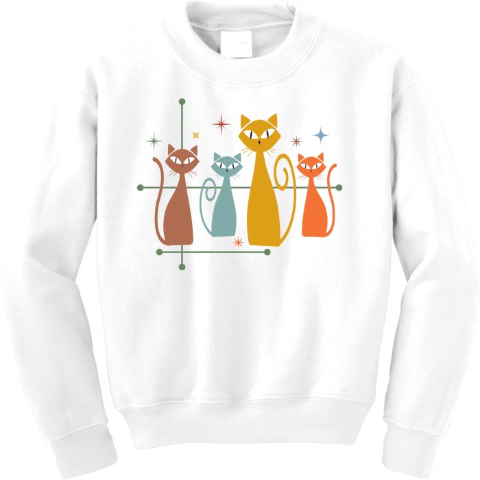 Century Cat Retro Cool Kids Sweatshirt