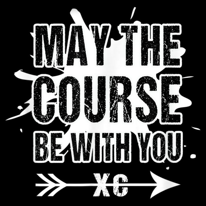 Cross Country Runner May The Course Be With You Visor