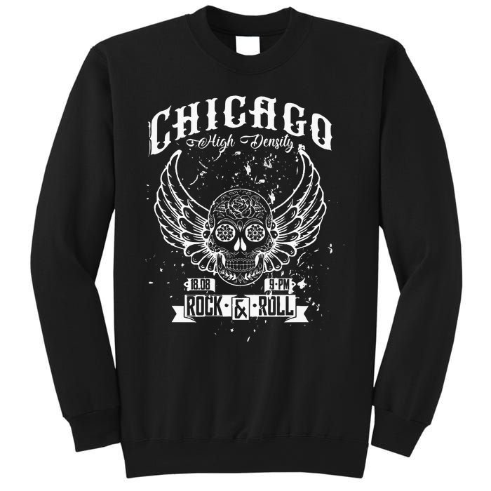 Chicago Classic Retro Vintage Illinois Windy RockNRoll Sweatshirt