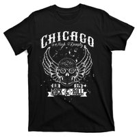 Chicago Classic Retro Vintage Illinois Windy RockNRoll T-Shirt