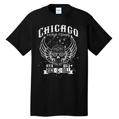 Chicago Classic Retro Vintage Illinois Windy RockNRoll Tall T-Shirt