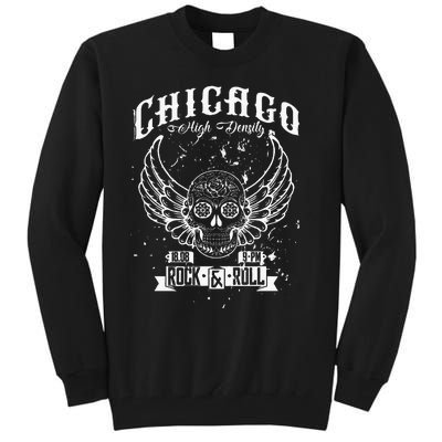 Chicago Classic Retro Vintage Illinois Windy RockNRoll Tall Sweatshirt