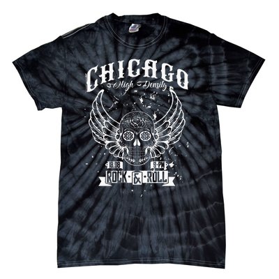 Chicago Classic Retro Vintage Illinois Windy RockNRoll Tie-Dye T-Shirt