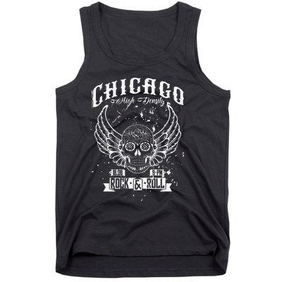 Chicago Classic Retro Vintage Illinois Windy RockNRoll Tank Top