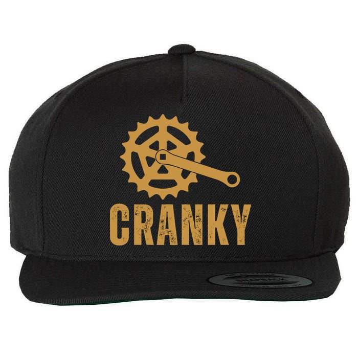 Cranky Wool Snapback Cap