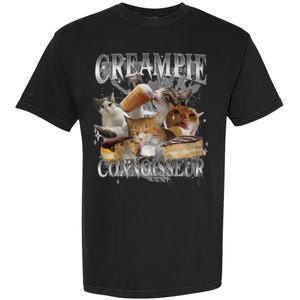 Creampie Connoisseur Raunchy Funny Cat Meme Adult Humor Garment-Dyed Heavyweight T-Shirt