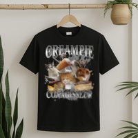 Creampie Connoisseur Raunchy Funny Cat Meme Adult Humor T-Shirt