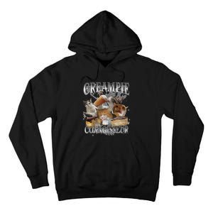 Creampie Connoisseur Raunchy Funny Cat Meme Adult Humor Tall Hoodie