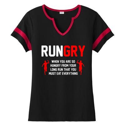 Cross Country Running XC Run Runner Ladies Halftime Notch Neck Tee