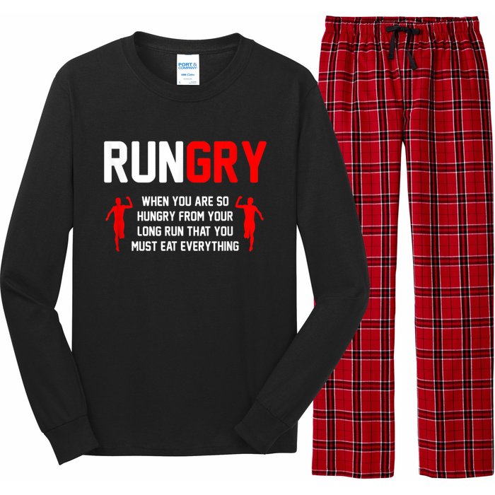 Cross Country Running XC Run Runner Long Sleeve Pajama Set