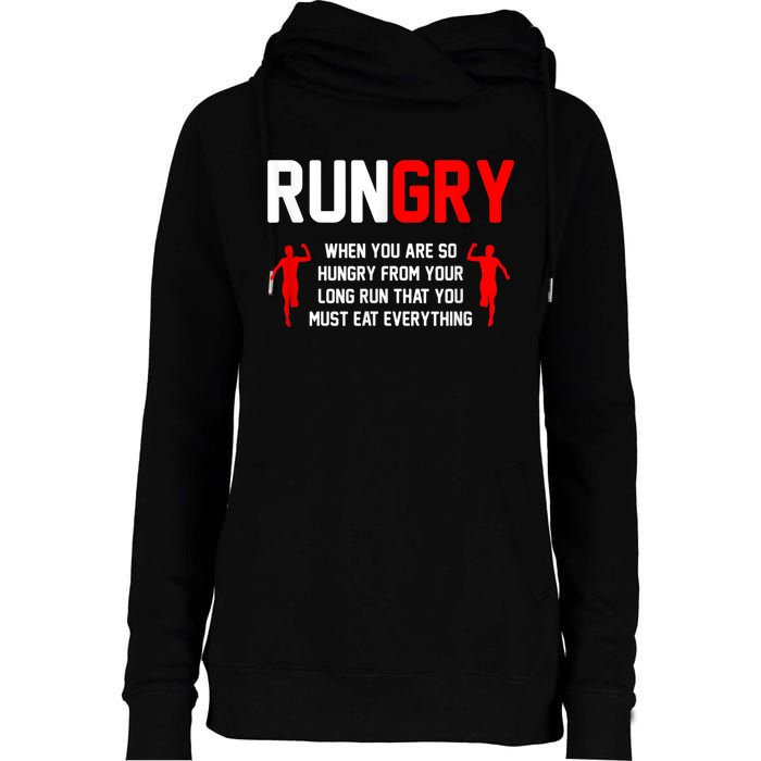 Cross Country Running XC Run Runner Womens Funnel Neck Pullover Hood