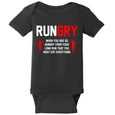 Cross Country Running XC Run Runner Baby Bodysuit