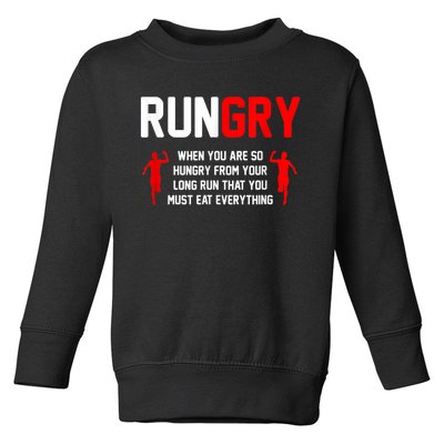 Cross Country Running XC Run Runner Toddler Sweatshirt