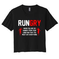 Cross Country Running XC Run Runner Women's Crop Top Tee