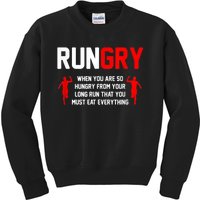 Cross Country Running XC Run Runner Kids Sweatshirt