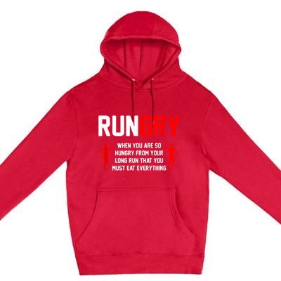 Cross Country Running XC Run Runner Premium Pullover Hoodie