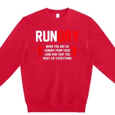 Cross Country Running XC Run Runner Premium Crewneck Sweatshirt