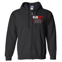 Cross Country Running XC Run Runner Full Zip Hoodie