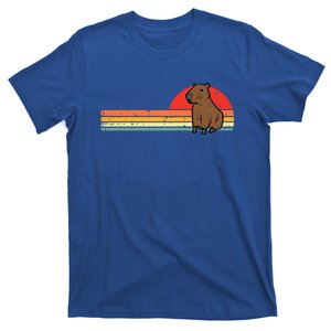 Capybara Chest Sunset Retro Capy Rodent T-Shirt