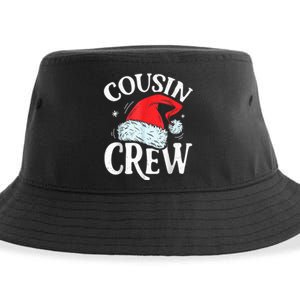 Cousin Crew Santa T shirt Christmas Family Matching Pajamas Sustainable Bucket Hat