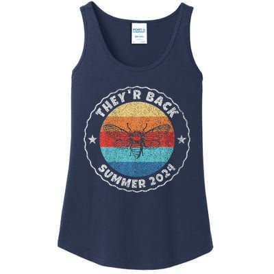 Cicada Comeback Summer 2024 Cicadas Insect Bug Lover Ladies Essential Tank