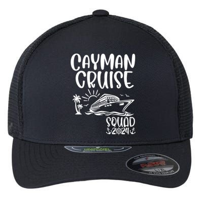 Cayman Cruise Squad 2024 Cayman Holiday Family Matching Flexfit Unipanel Trucker Cap