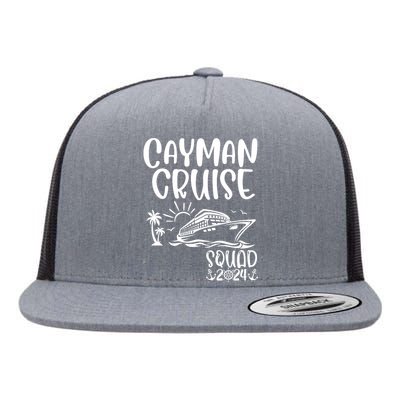 Cayman Cruise Squad 2024 Cayman Holiday Family Matching Flat Bill Trucker Hat