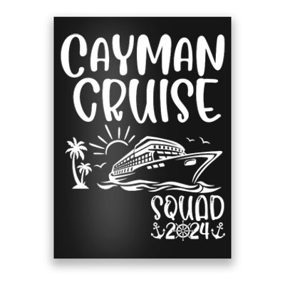 Cayman Cruise Squad 2024 Cayman Holiday Family Matching Poster