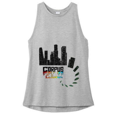 Corpus Callosum Science And Art Novelty Ladies PosiCharge Tri-Blend Wicking Tank