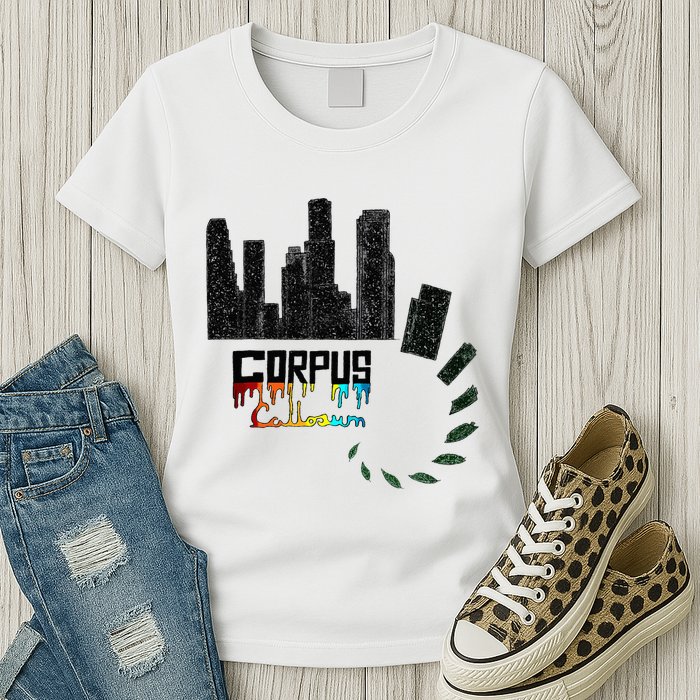 Corpus Callosum Science And Art Novelty Womens T-Shirt