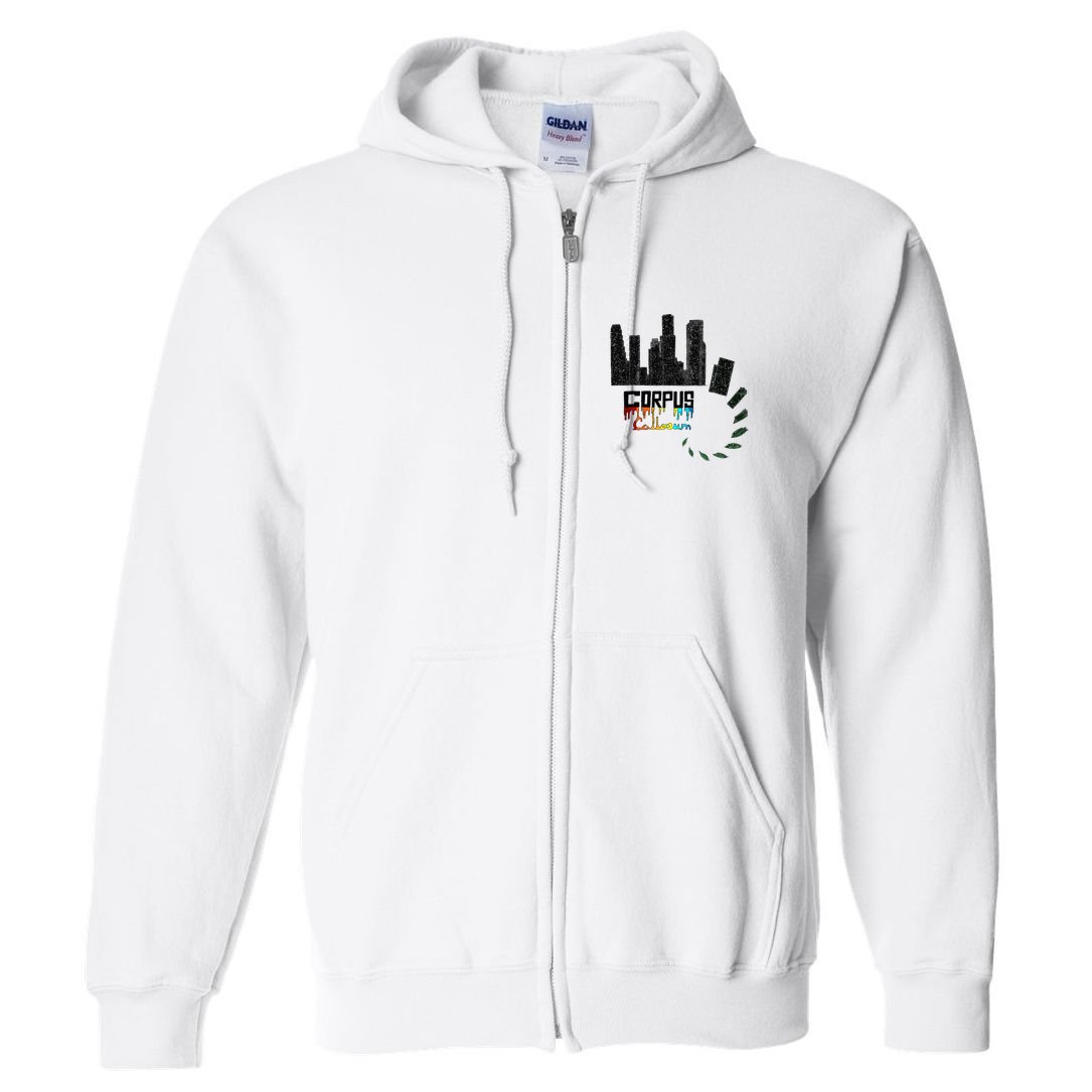 Corpus Callosum Science And Art Novelty Full Zip Hoodie
